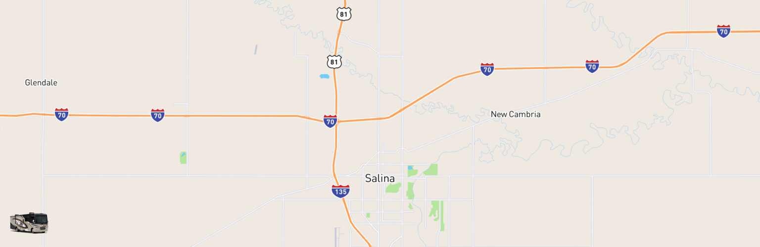 Class A RV Rentals Map Salina, KS