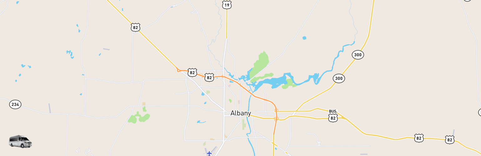 Class B RV Rentals Map Albany, GA
