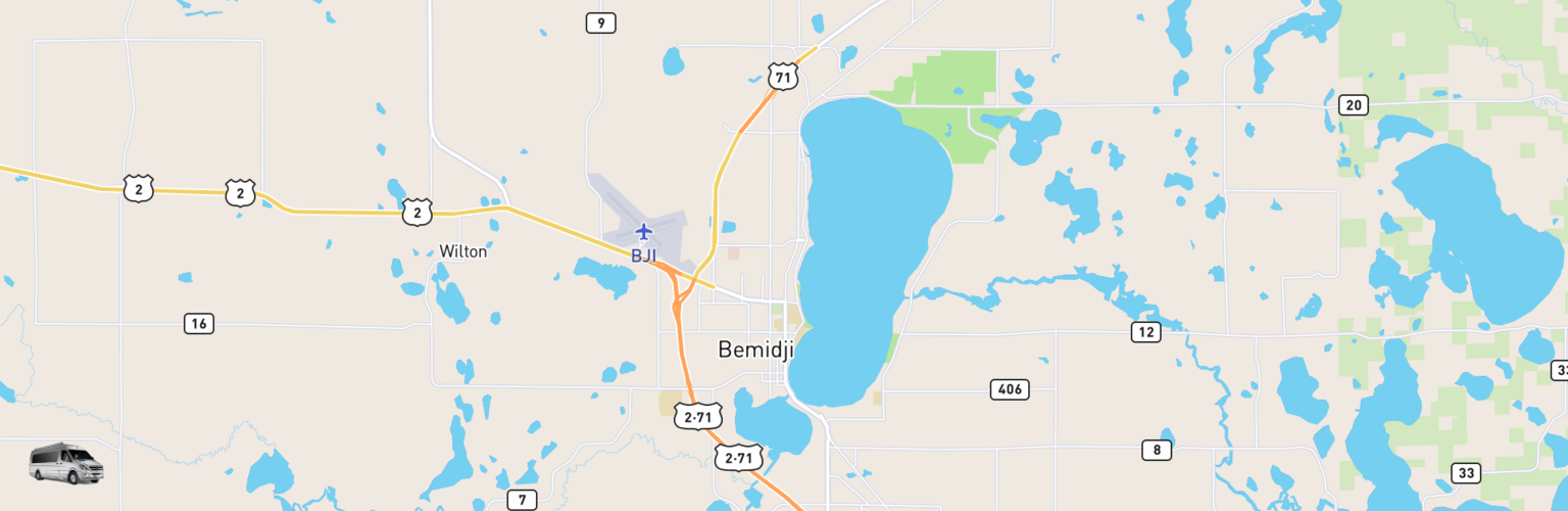 Class B RV Rentals Map Bemidji, MN