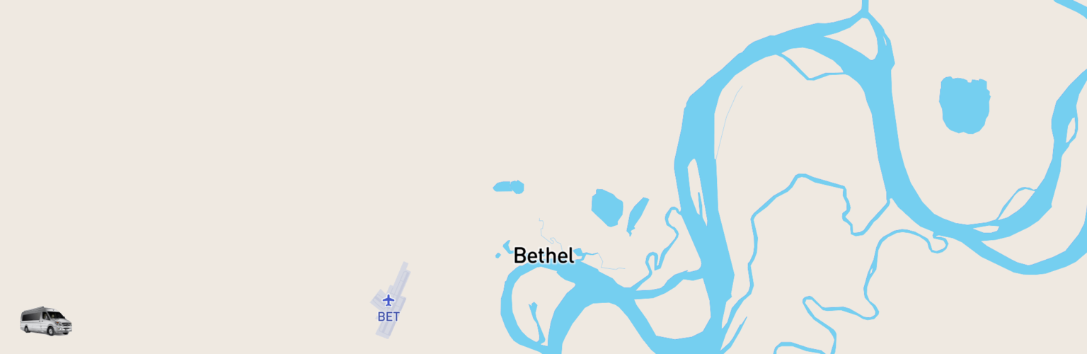 Class B RV Rentals Map Bethel, AK