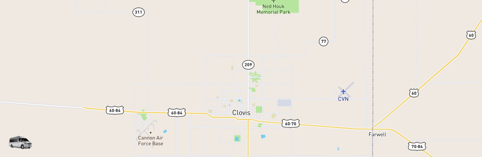Class B RV Rentals Map Clovis, NM