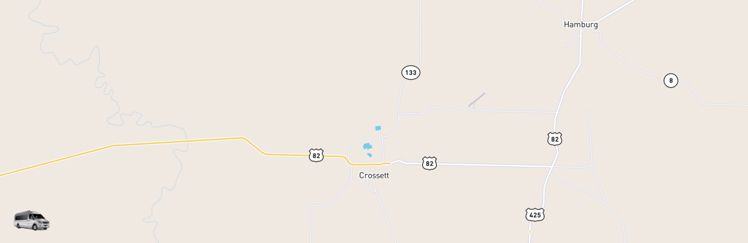 Class B RV Rentals Map Crossett, AR