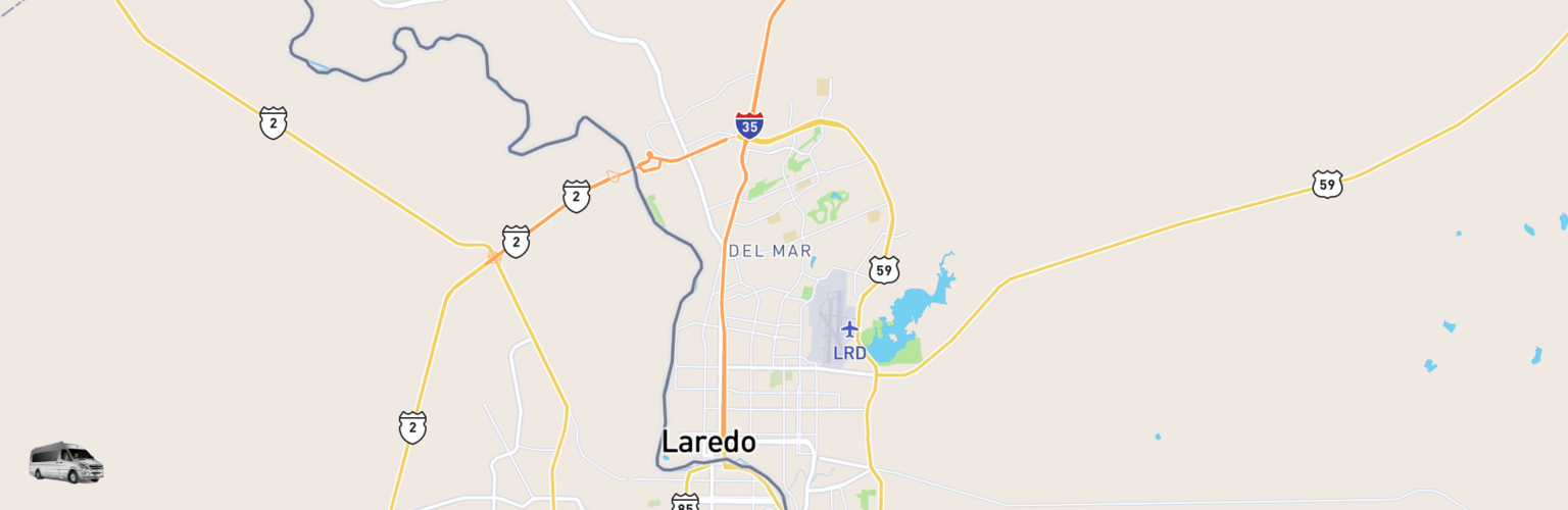 Class B RV Rentals Map Laredo, TX