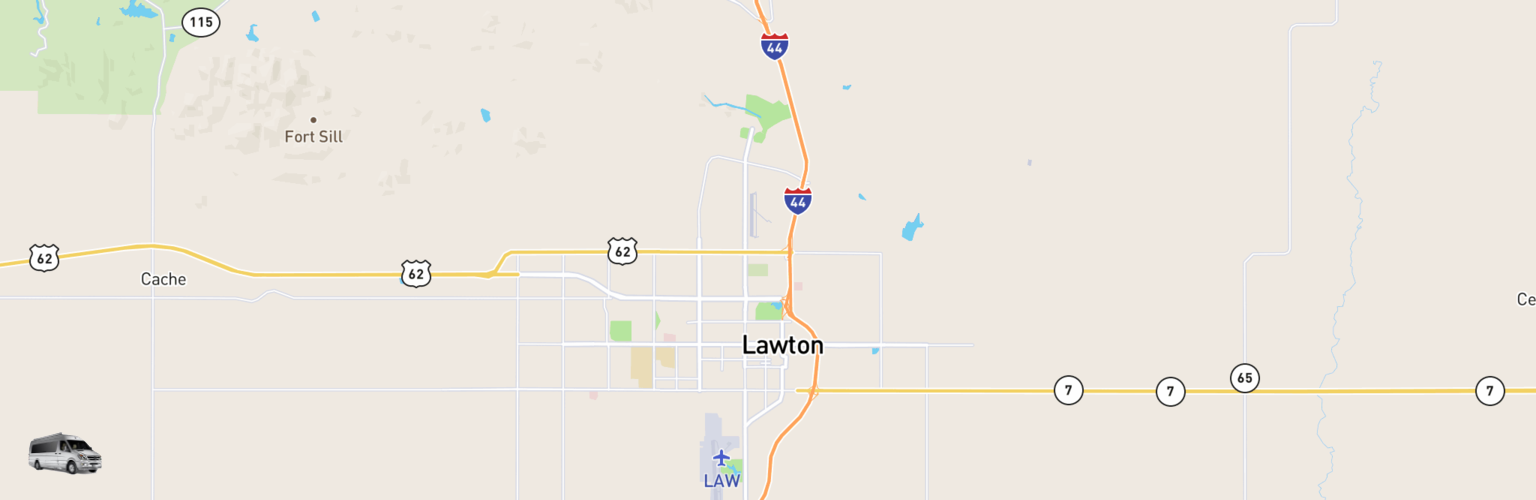 Class B RV Rentals Map Lawton, OK