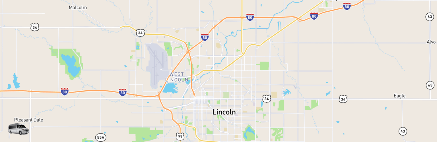 Class B RV Rentals Map Lincoln, NE