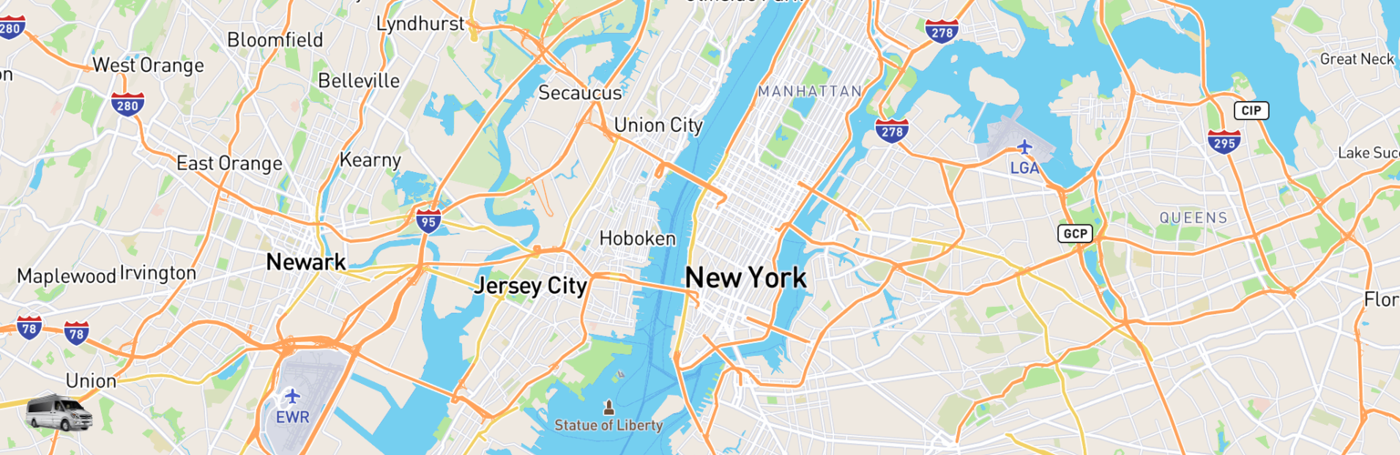 Class B RV Rentals Map New York City, NY