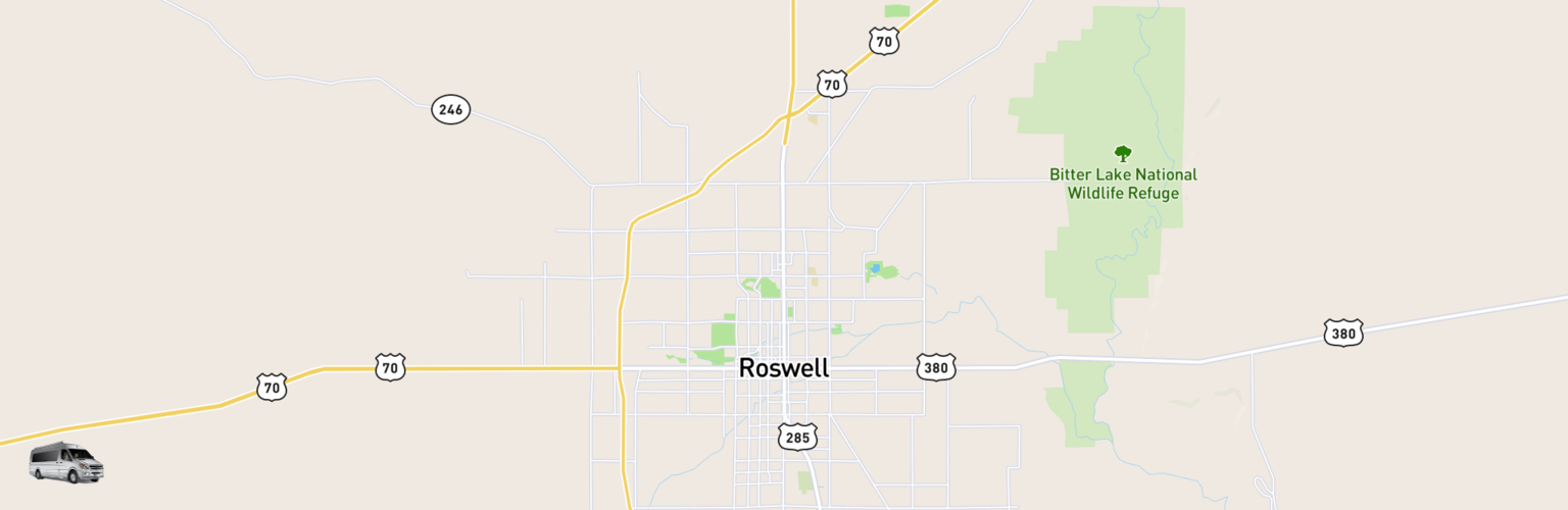 Class B RV Rentals Map Roswell, NM