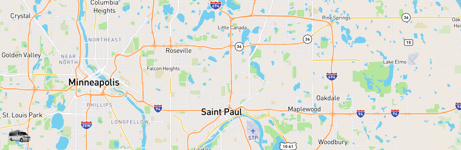 Class B RV Rentals Map St Paul, MN