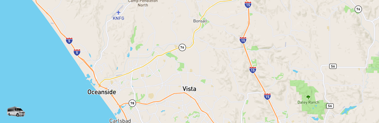 Class B RV Rentals Map Vista, CA