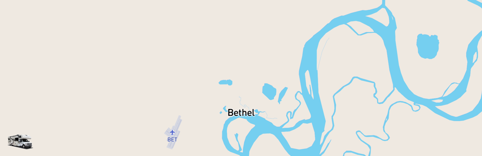 Class C RV Rentals Map Bethel, AK