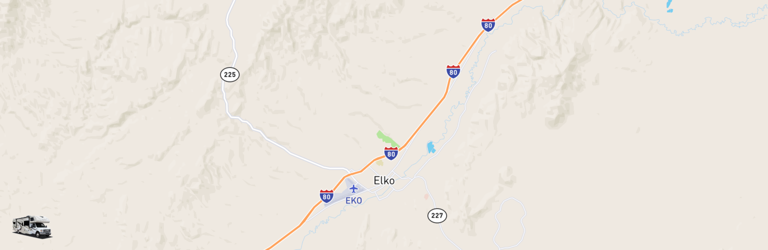 Class C RV Rentals Map Elko, NV