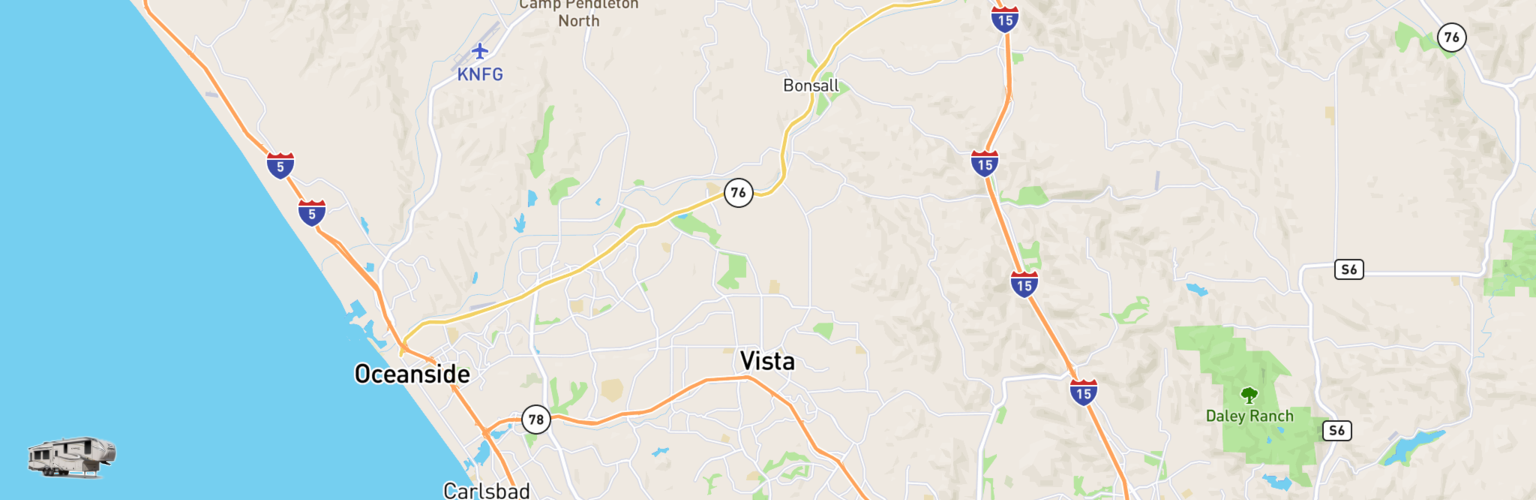 Fifth Wheel Rentals Map Vista, CA