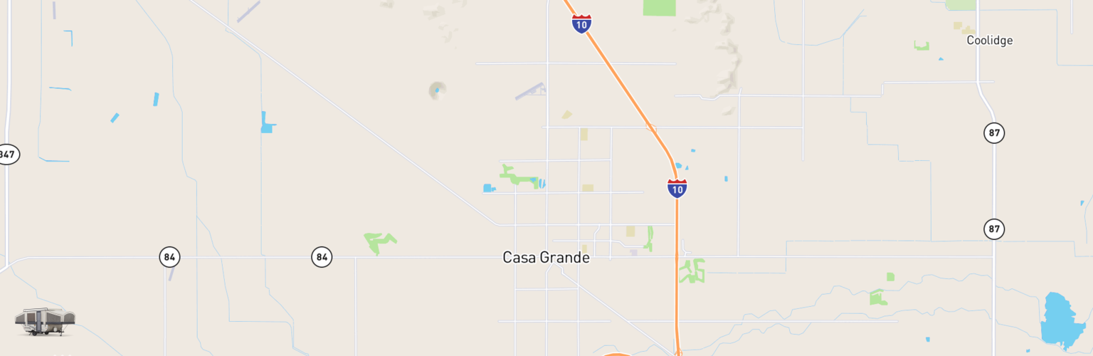 Pop Up Rentals Map Casa Grande, AZ