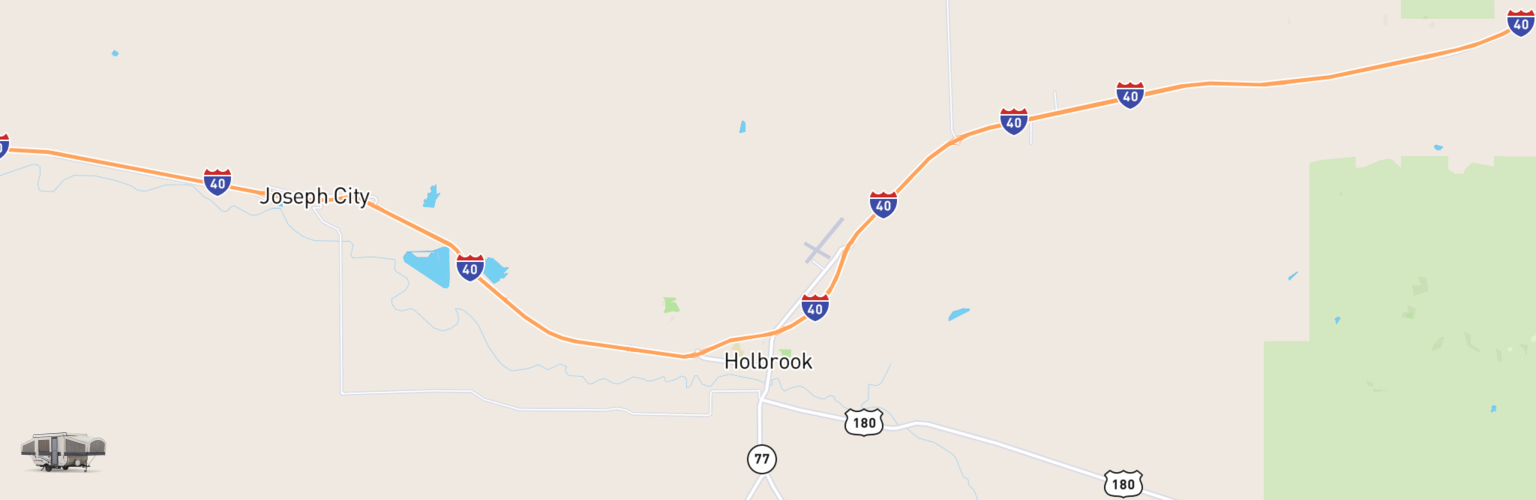 Pop Up Rentals Map Holbrook, AZ