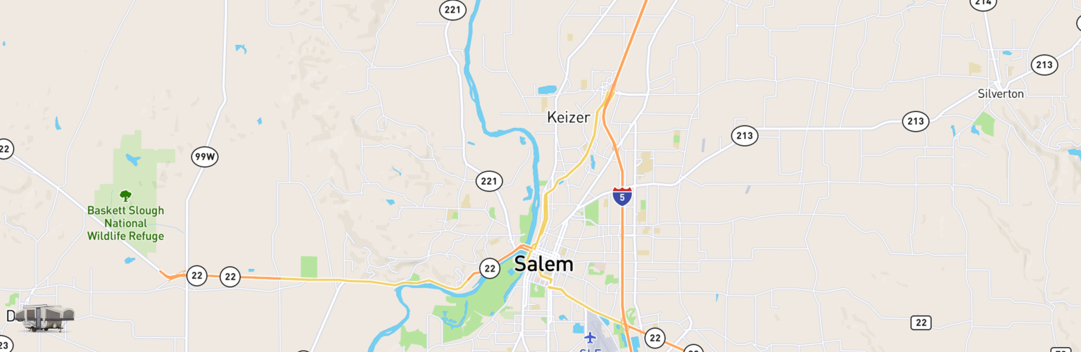 Pop Up Rentals Map Salem, OR