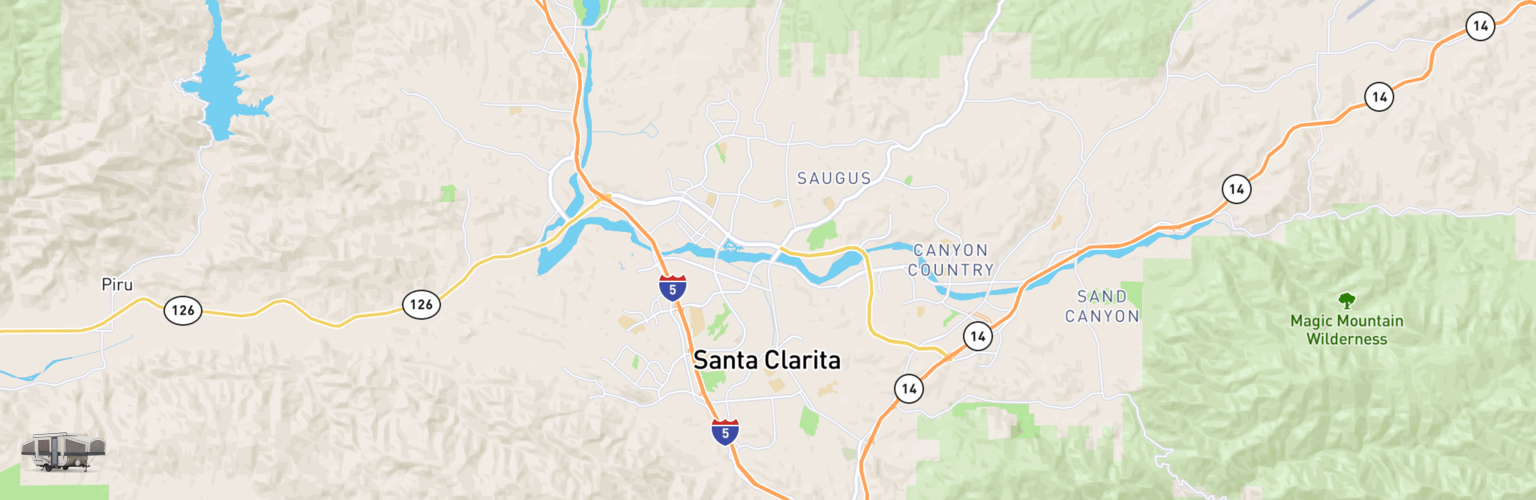 Pop Up Rentals Map Santa Clarita, CA