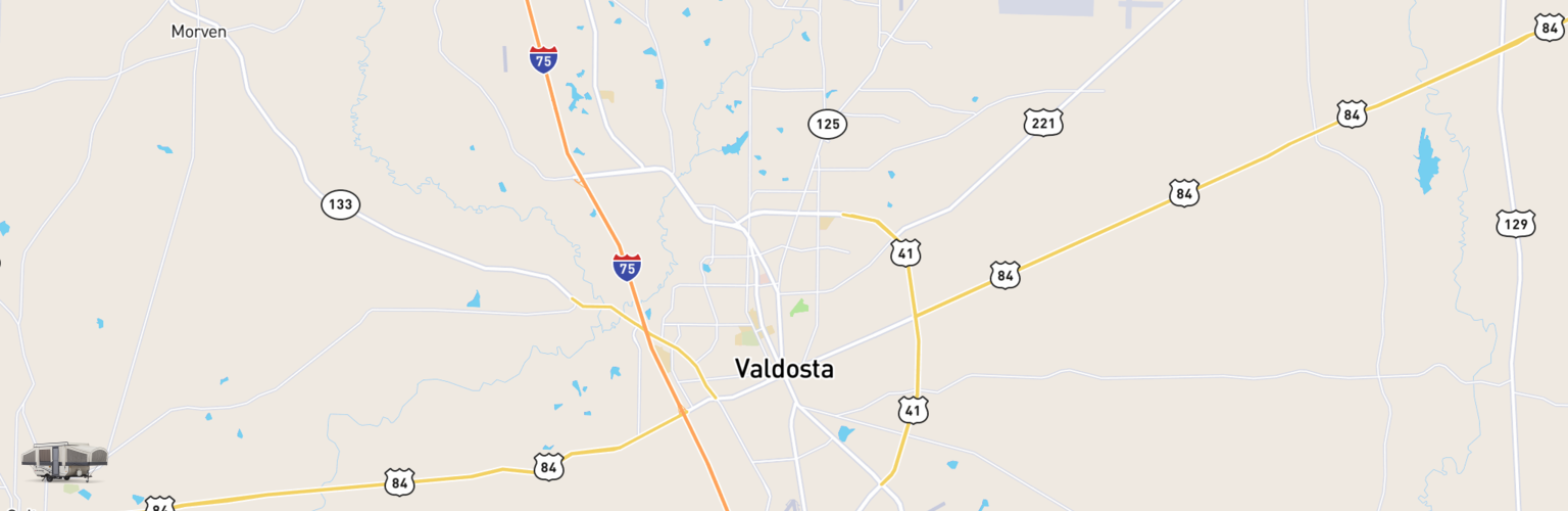 Pop Up Rentals Map Valdosta, GA